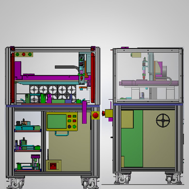 ハーネス自動塗装機