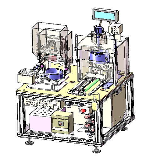 Valve press in and assembly inspection machine